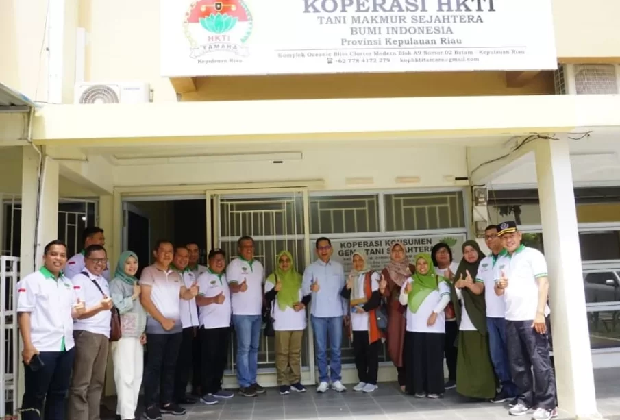 Bangun Sinergitas, Ketua HKTI Sultra Kunjungi Koperasi HKTI TAMARA Bumi Indonesia Kepri.