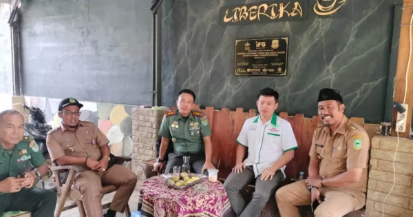 Himpunan Kerukunan Tani Indonesia (HKTI) Kabupaten Kuningan, Jawa Barat, menemui petani ikan KJA Waduk Darma untuk menyerap aspirasi.